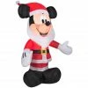 Gemmy Airblown Mickey with Santa Beard Christmas Inflatable -Gemmy Online Store 1483342