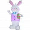 Gemmy Airblown Outdoor Bunny with Easter Egg, G-44335 -Gemmy Online Store 1486424