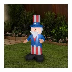 Gemmy Outdoor Airblown Inflatable Uncle Sam, 4 ft., G-44244 -Gemmy Online Store 1486426 A1