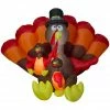 Gemmy 6 ft. Airblown Inflatable Turkey Family Scene, LED, Self-Inflates, G-74308 2 Gemmy 6 ft. Airblown Inflatable Turkey Family Scene, LED, Self-Inflates, G-74308 -Gemmy Online Store 1539068
