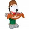 Gemmy 3.5 ft. Airblown Inflatable Snoopy as Scarecrow, G-226229 -Gemmy Online Store 1539072