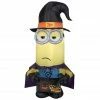 Gemmy Air-Blown Minion Kevin as Witch Inflatable, Self-Inflates, G-225176 -Gemmy Online Store 1547576