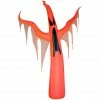 Gemmy Neon Airblown with Black Light, Orange Ghost -Gemmy Online Store 1547593