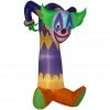 Gemmy Projection Airblown Inflatable Kaleidoscope Clown Decoration, Self-Inflates, Lights Up, G-75464 -Gemmy Online Store 1547596