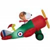 Gemmy Airblown Inflatable Snoopy in an Airplane Scene -Gemmy Online Store 1572849