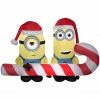 Gemmy Airblown Inflatable Minions Carrying Candy Cane -Gemmy Online Store 1572850