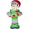 Gemmy Airblown Inflatable Stylized Buzz with Candy Cane