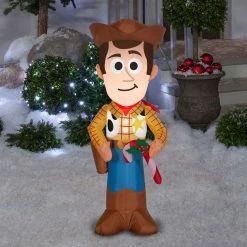 Gemmy Airblown Stylized Woody with Candy Cane Decor, G-115169 -Gemmy Online Store 1624144 A1