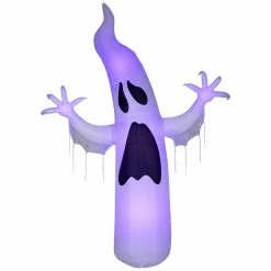 Gemmy Lightshow Airblown-ShortCircuit-Ghoul Ghost-Giant (Black Light) (HD)