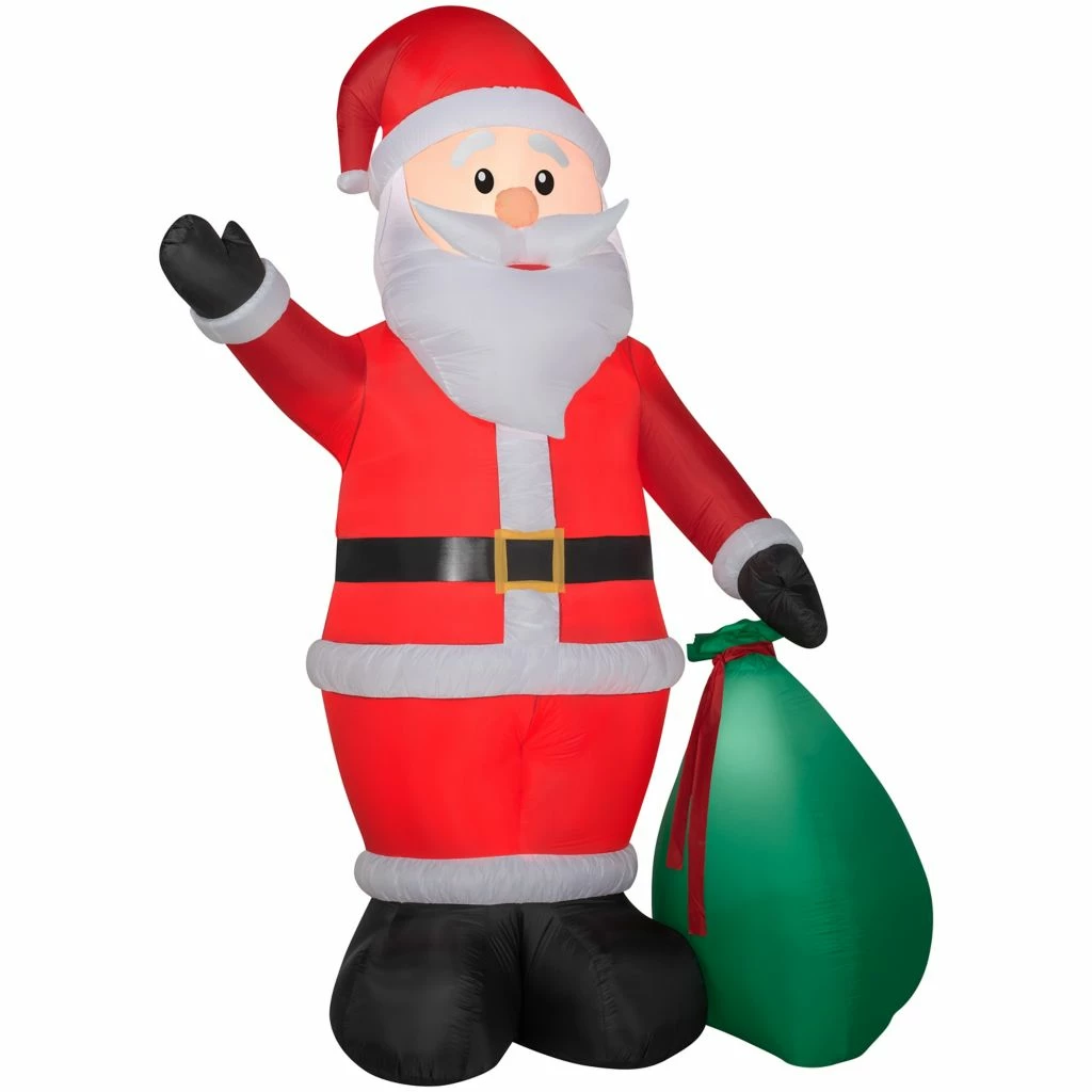 Gemmy Airblown Inflatable Extra Bright Inflatable Santa 3 Gemmy Airblown Inflatable Extra Bright Inflatable Santa