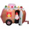 Gemmy Animated Airblown Inflatable Gingerbread Trailer -Gemmy Online Store 1737074