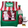 Gemmy Animated Airblown Inflatable North Pole Taffy Stand