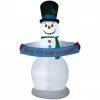 Gemmy Animated Airblown Inflatable Snowman with Banner 2 Gemmy Animated Airblown Inflatable Snowman with Banner -Gemmy Online Store 1737080
