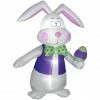 Gemmy Airblownwhite Bowtie Bunny with Vest -Gemmy Online Store 1874444