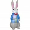 Gemmy Airblown Dapper Easter Bunny with Egg -Gemmy Online Store 1874513