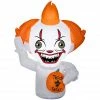 Gemmy Airblown Inflatable Stylized Pennywise CarBuddy