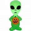 Gemmy Airblown Inflatable Alien with Jack-O'-Lantern -Gemmy Online Store 1904180