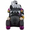 New! Gemmy Airblown Inflatable Black Vintage Hearse Scene