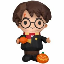 New! Gemmy Airblown Inflatable Harry Potter with Spider