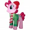 New! Gemmy Airblown Inflatable Pinkie Pie with Santa Hat and Green Sweater, G-111137 -Gemmy Online Store 1935115