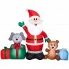 New! Gemmy Airblown Inflatable Santa and Friends, G-117596 -Gemmy Online Store 1935140