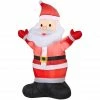 New! Gemmy Airblown Inflatable Santa, G-86457